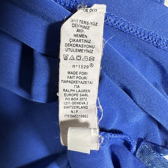 RLX Ralph Lauren Polo Shirt Men Size L Blue Short Sleeve Golf Embroidered Logo - Picture 8 of 11